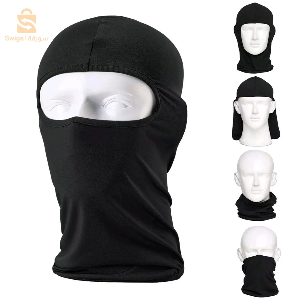 Pack Gants de Moto Tactique Doigt Complet avec Cagoule d’hiver قناع و قفازات للوقاية من برد