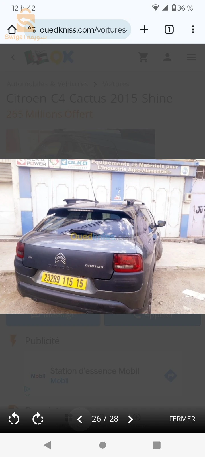 Citroën C4 Cactus 2015 Automatique