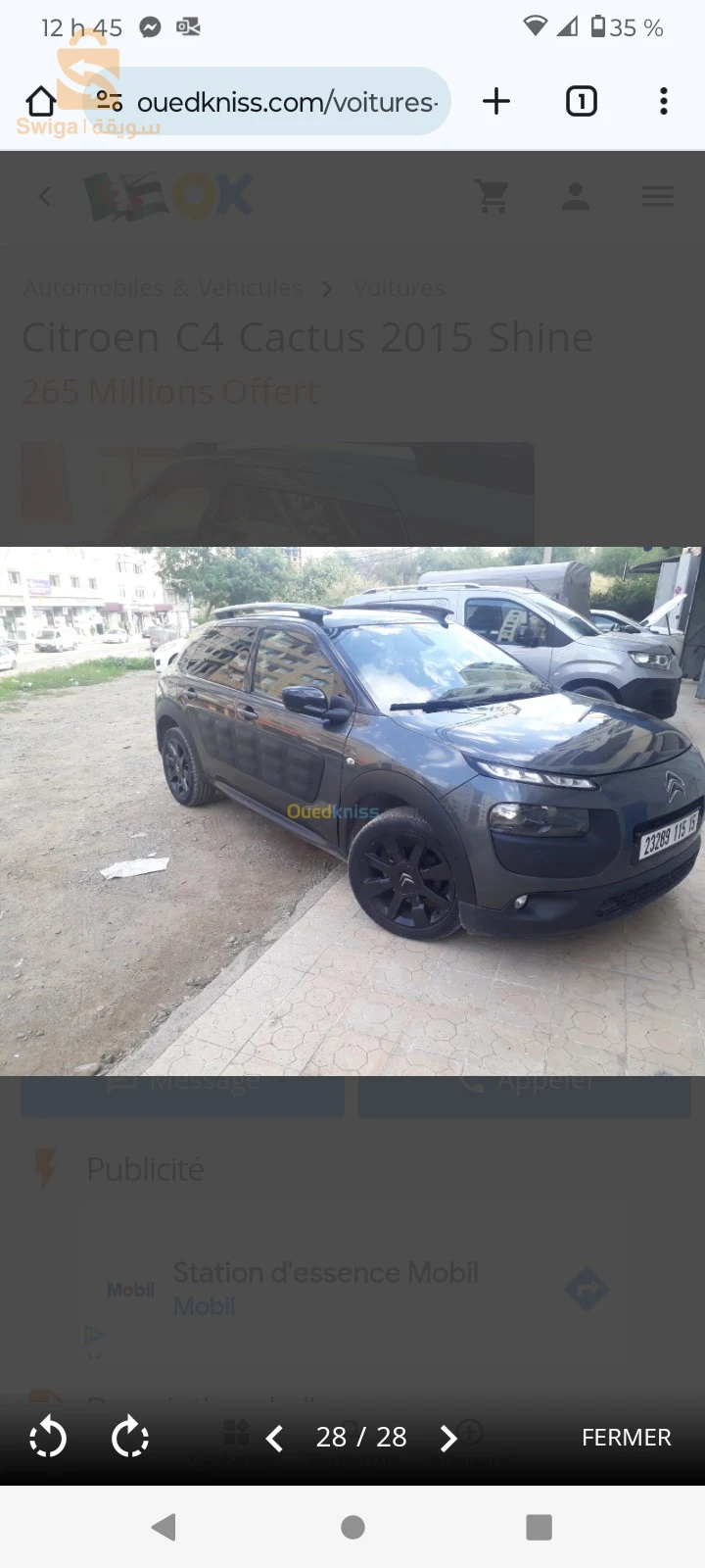 Citroën C4 Cactus 2015 Automatique