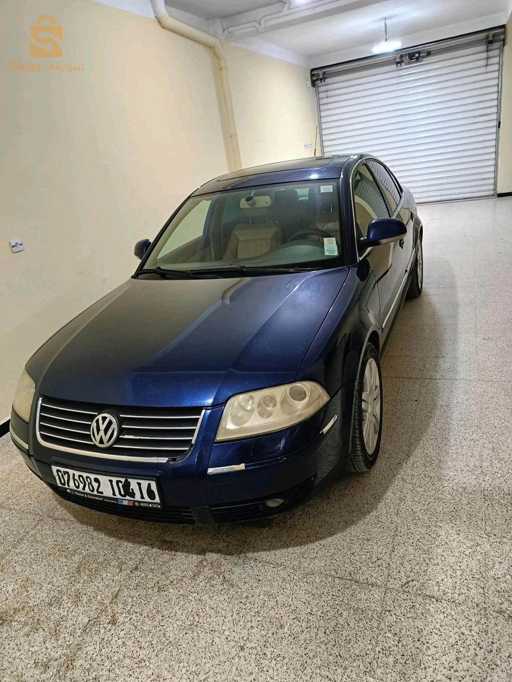 Passat b5.5 2004 V6 183chv
00 peinture  00 retouche 
Machya 380 alef km 
4 motion 
Toit ouvrant 
Siège chauffante et électrique 
Moteur V6 2.5 tdi 10/10 
Boite 6  10/10
Suspension 10/10
Pneu 10/10
Salon cuir recaro
Tout options 
Koulch marche rebi bark tomobil d'origine machi labsa