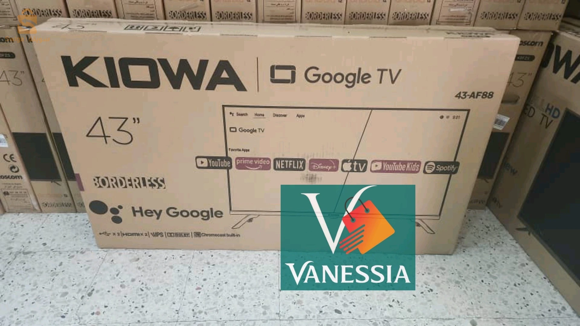 تلفاز google TV 43pouce من علامة kiowa