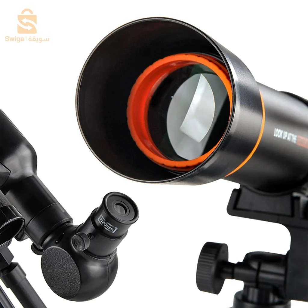 Télescope réfracteur d’ouverture pour observer les étoiles avec trépied réglable