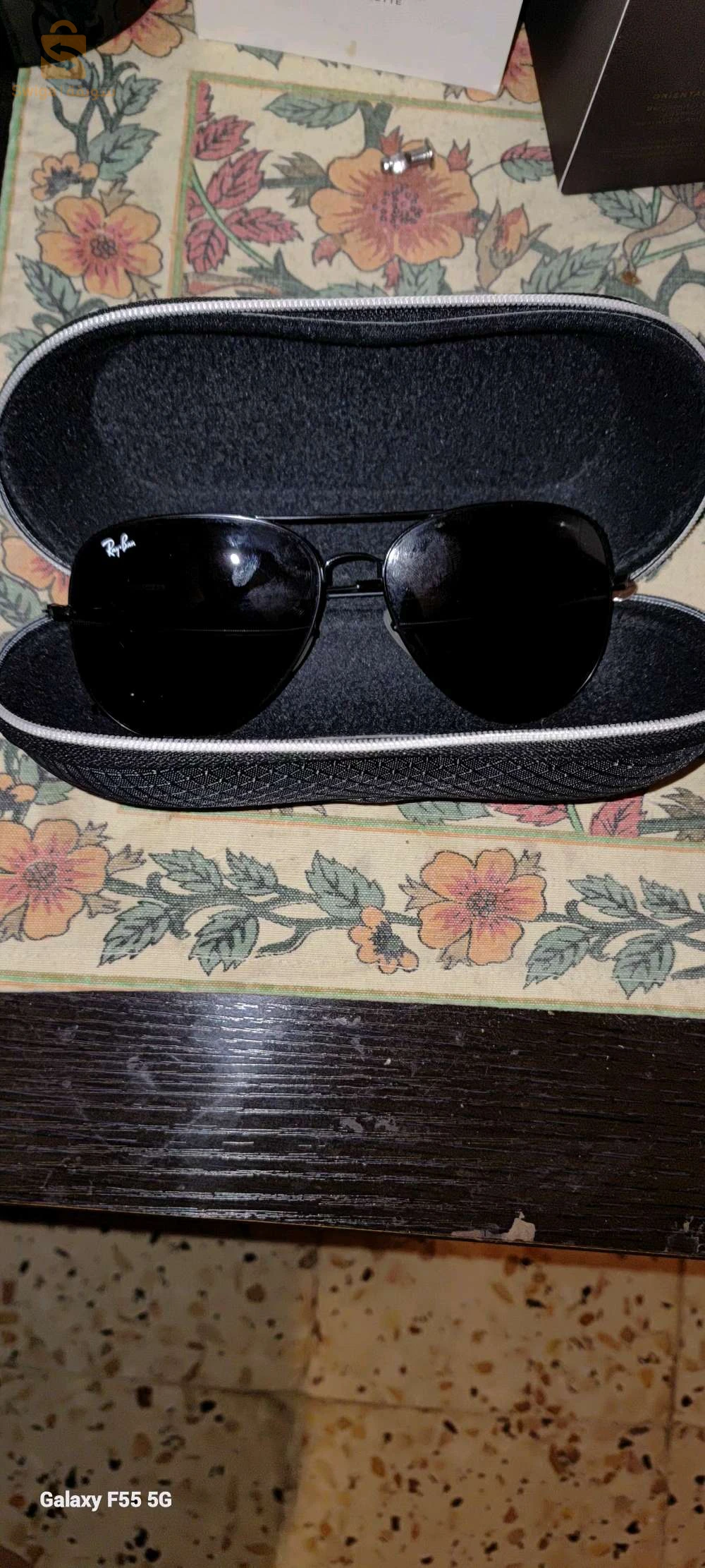 lunettes de soleil ray ban aviator black black original