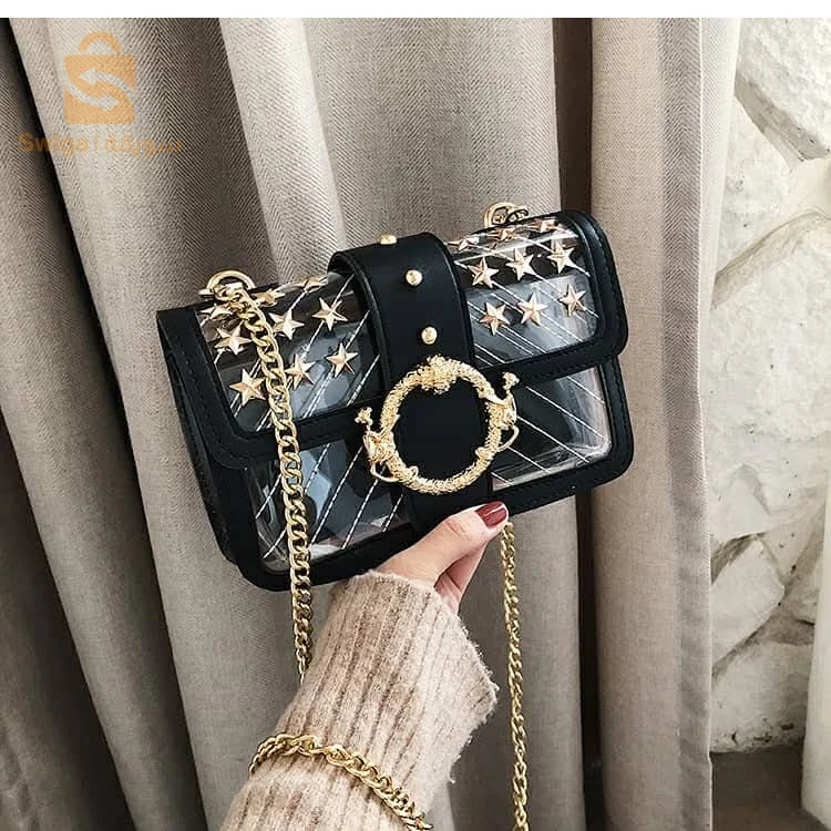 Sac à Main 2 Pcs Transparent - أحدث صيحات الموضة لإطلالة عصرية وجريئة!
