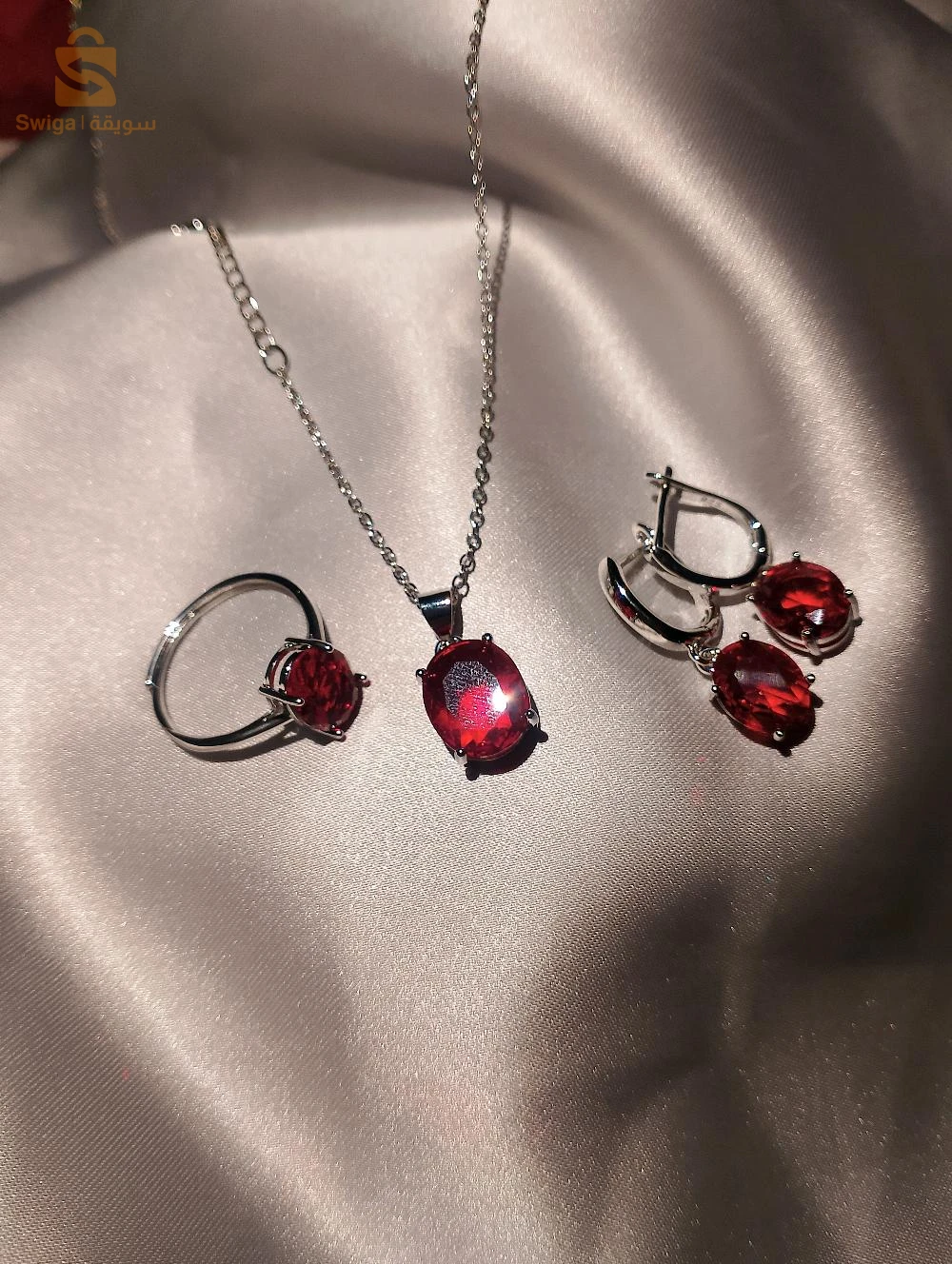 parure en argent sterling 925