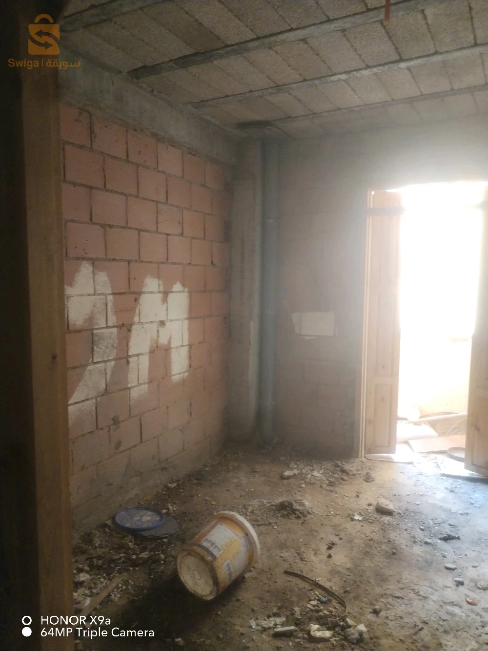 Salam j'ai un appartement f3 superficie 73.56m semi fini