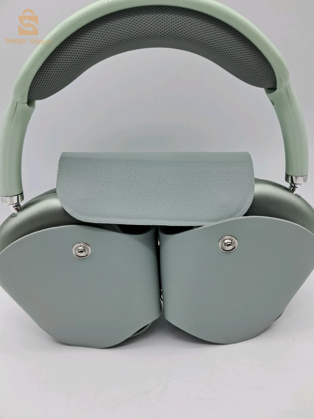 Casque Bleutooth AiR pods maxAvec pochette كاسك بلوتوتوت اير بودس