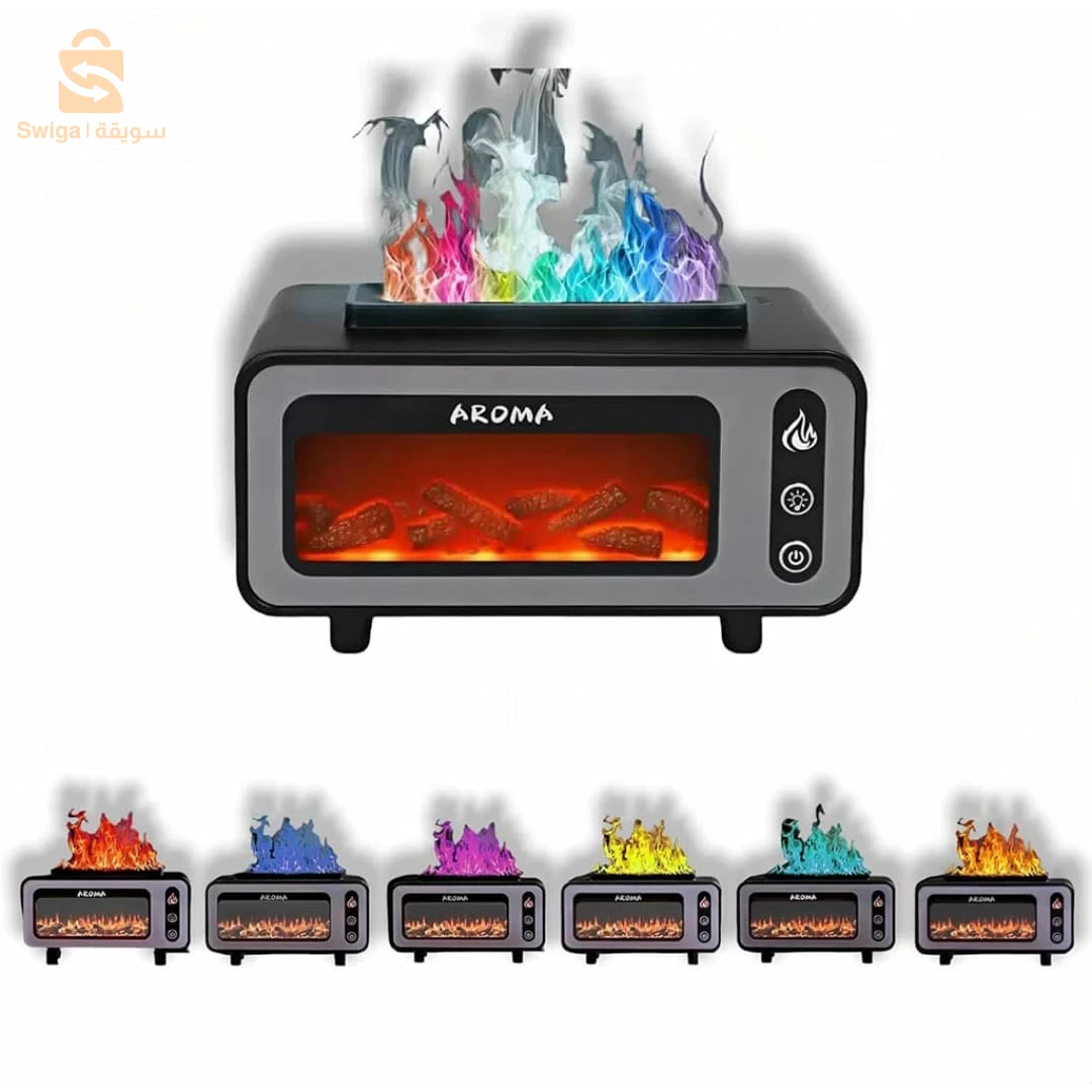 Diffuseur d’huiles essentielles et humidificateur à flamme