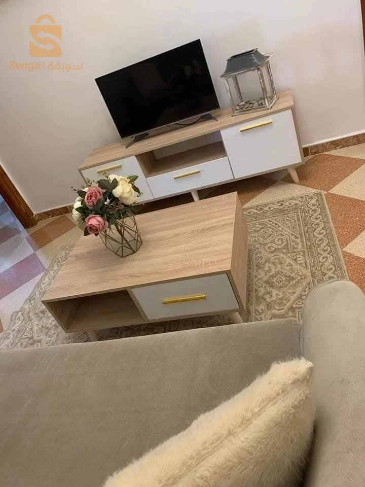 Meuble TV avec table base