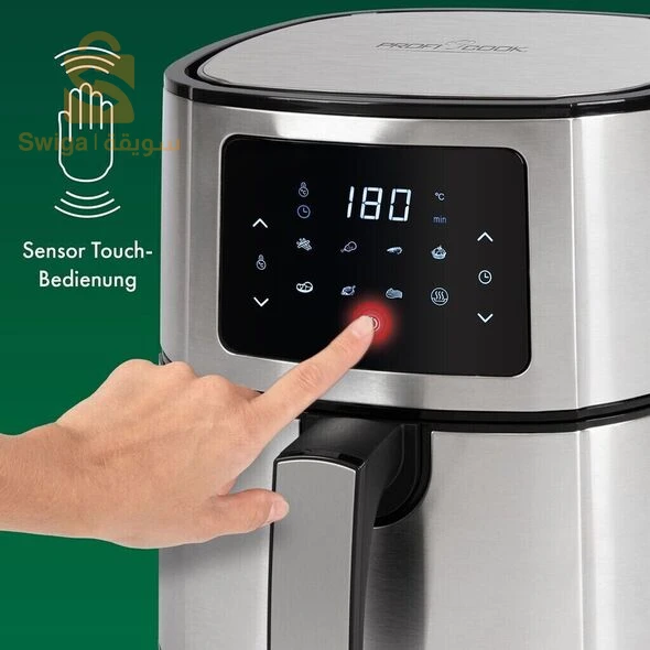 المقلاة الهوائية العصرية لطبخ صحي ولذيذ بسعة 5.5لتر -ProfiCook Friteuse à Air Chaud 5.5L