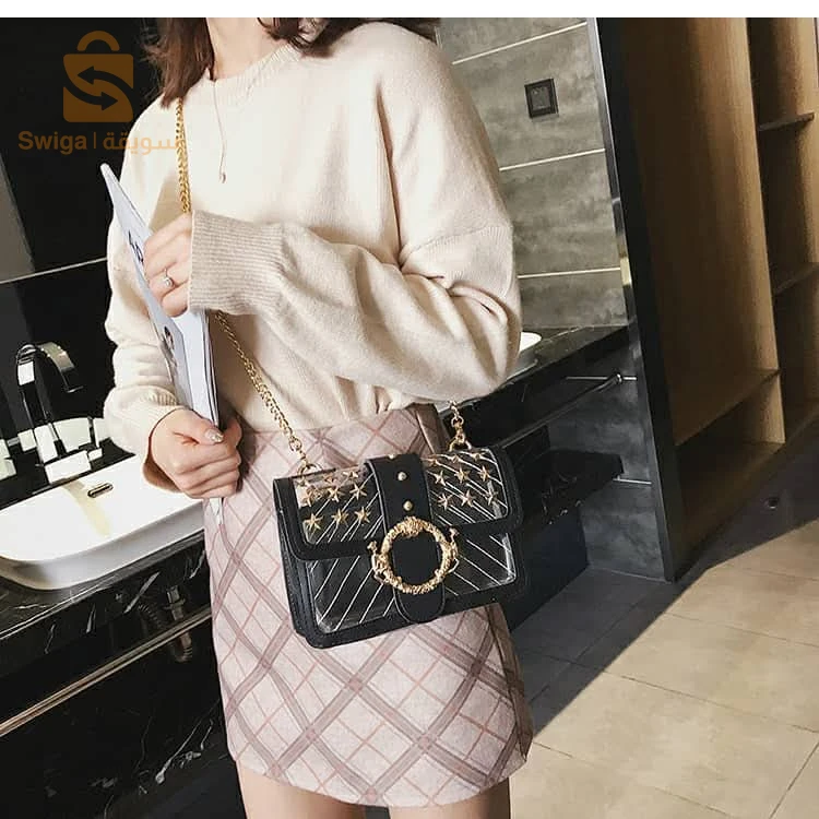 Sac à Main 2 Pcs Transparent - أحدث صيحات الموضة لإطلالة عصرية وجريئة!