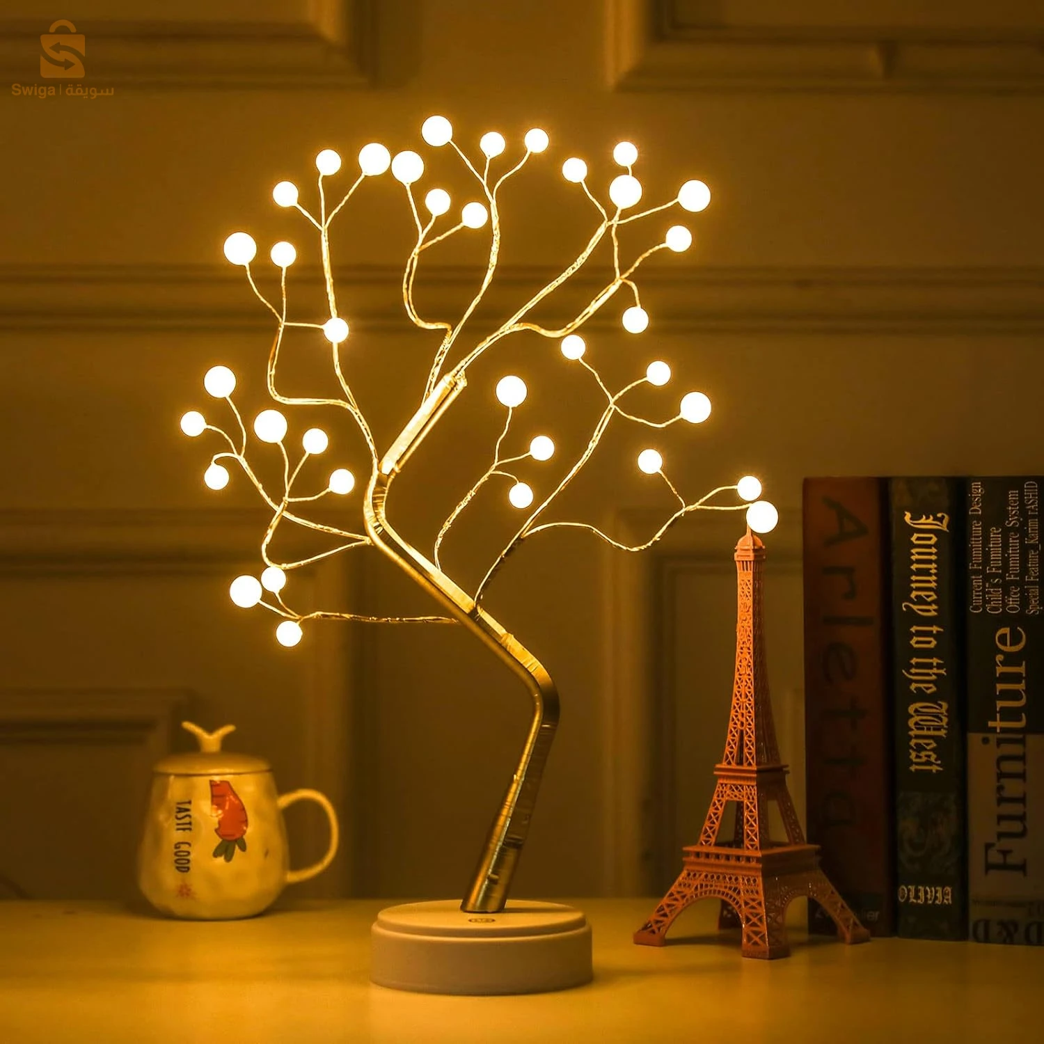 lampe de Table Arbre lumineux style bonsaï