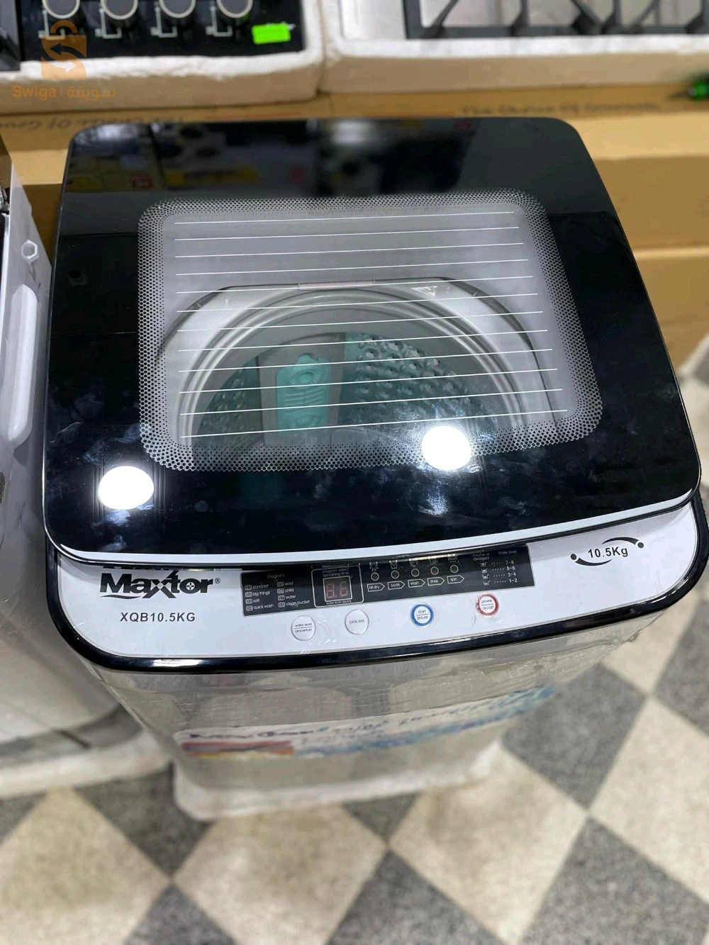 متراطيوش 🤩💯 هادا العرض gratwi 
Machine à laver automatique maxtor la top
 Machine à laver maxtor 10,5kg