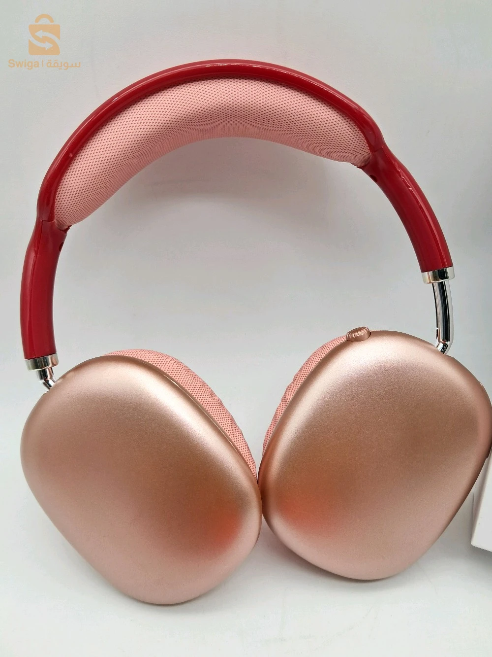 Casque Bleutooth AiR pods maxAvec pochette كاسك بلوتوتوت اير بودس