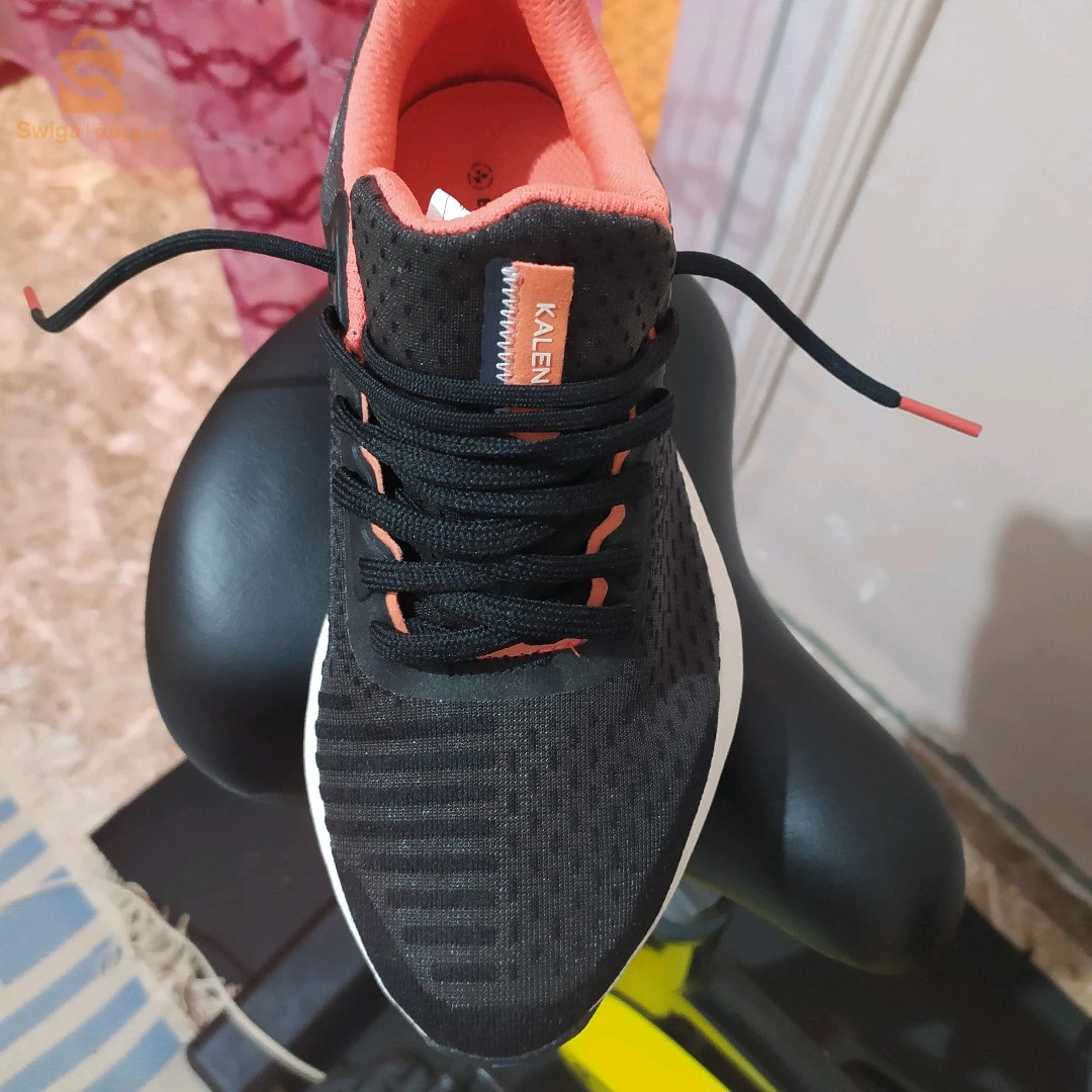 KALENJI@ Chaussures de running femme JOGFLOW 500.1 noir et rose pointure 36
حذاء جري خاص بالنساء من علامة كالنجي