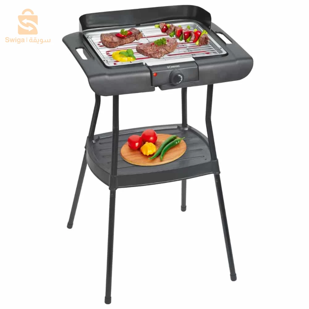 Barbecue Électrique Sur Pieds Ou De Table 2en1 2000W Bomann BQS 2244 CB