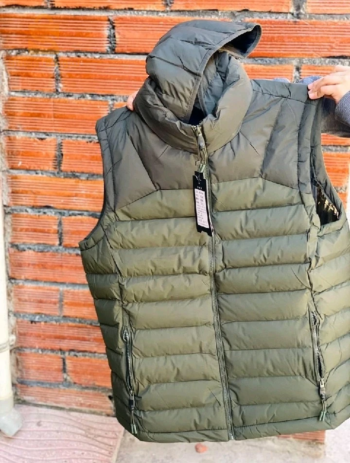 Gilet doudoune vert militaire