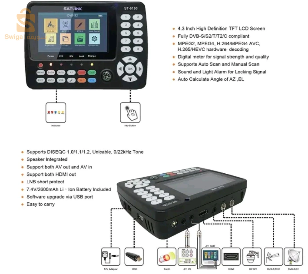 جهاز إلتقاط الإشارة (Satlink ST-5150)