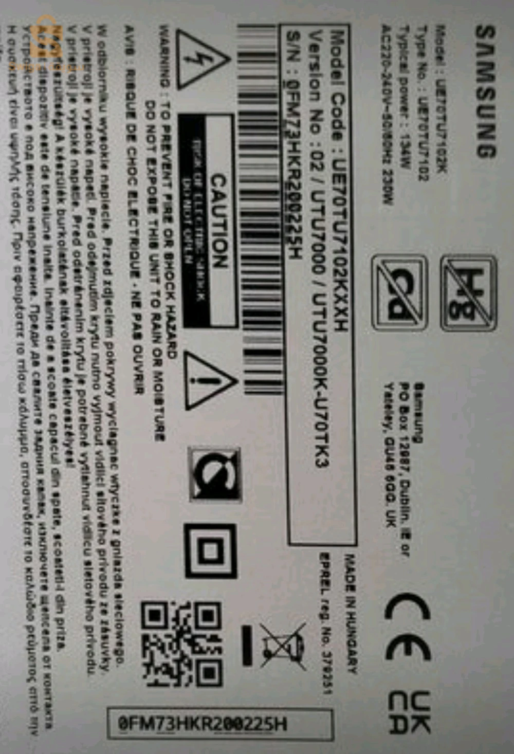 neuf servis 30 heures seulement