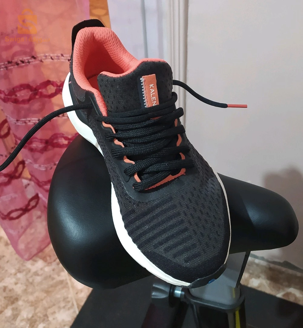 KALENJI@ Chaussures de running femme JOGFLOW 500.1 noir et rose pointure 36
حذاء جري خاص بالنساء من علامة كالنجي