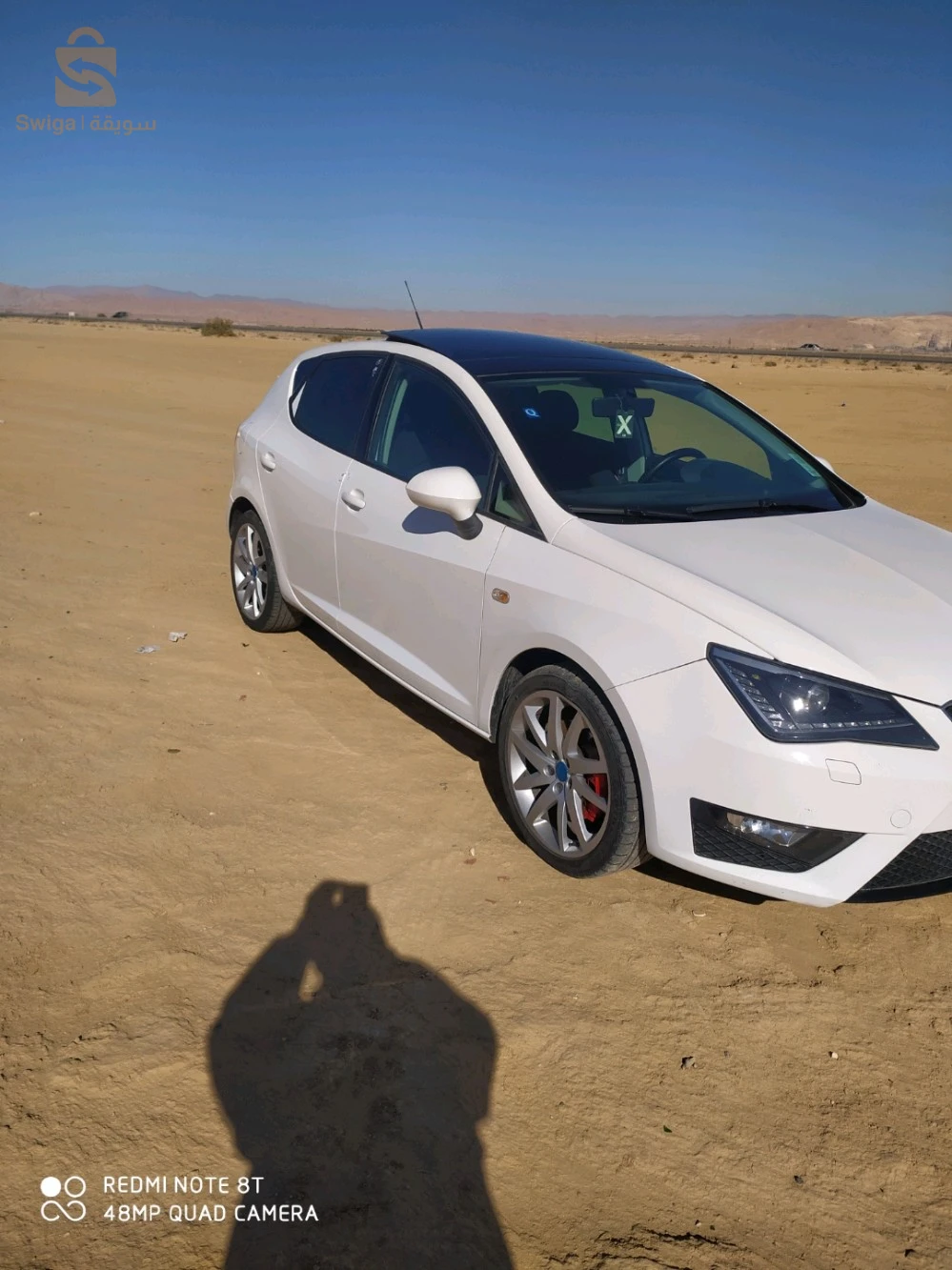 سيارة ابيزا مزوت نضيفة مفيهاش معاود