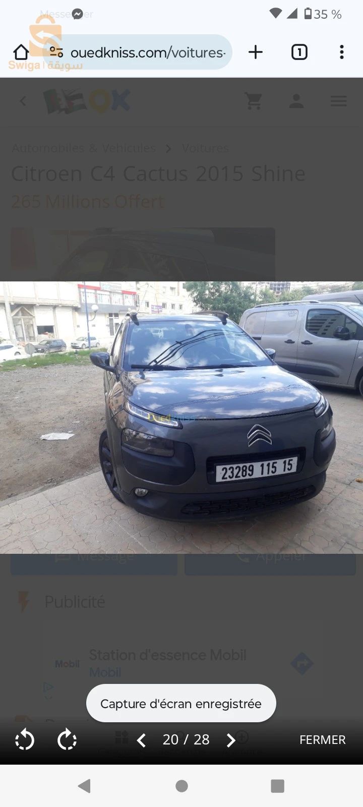 Citroën C4 Cactus 2015 Automatique