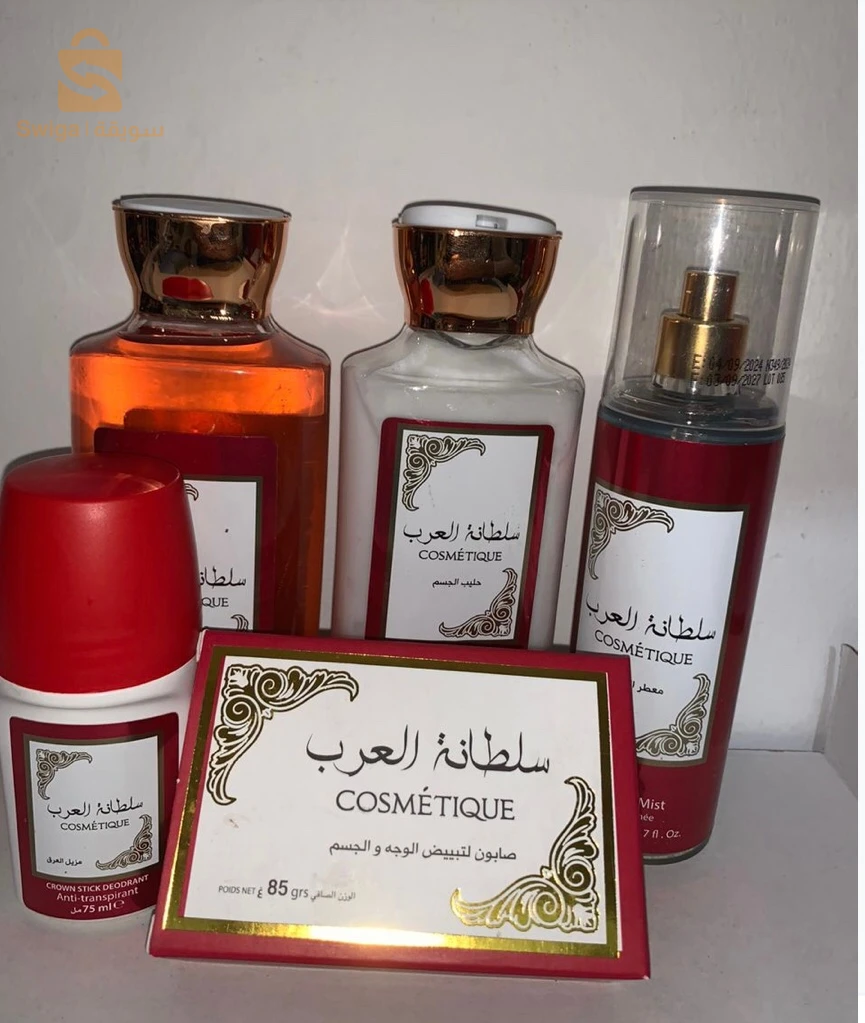 حصلتي واش ديري عدية لانسان عزيز عليك ولا للعراس ولاحبيتي تشري حاجة ليك جبتلك بااك 5 منتجات بسعر واحد Pack Cosmétique Soltana Gel douche , Savon ,Brume , Déodorant