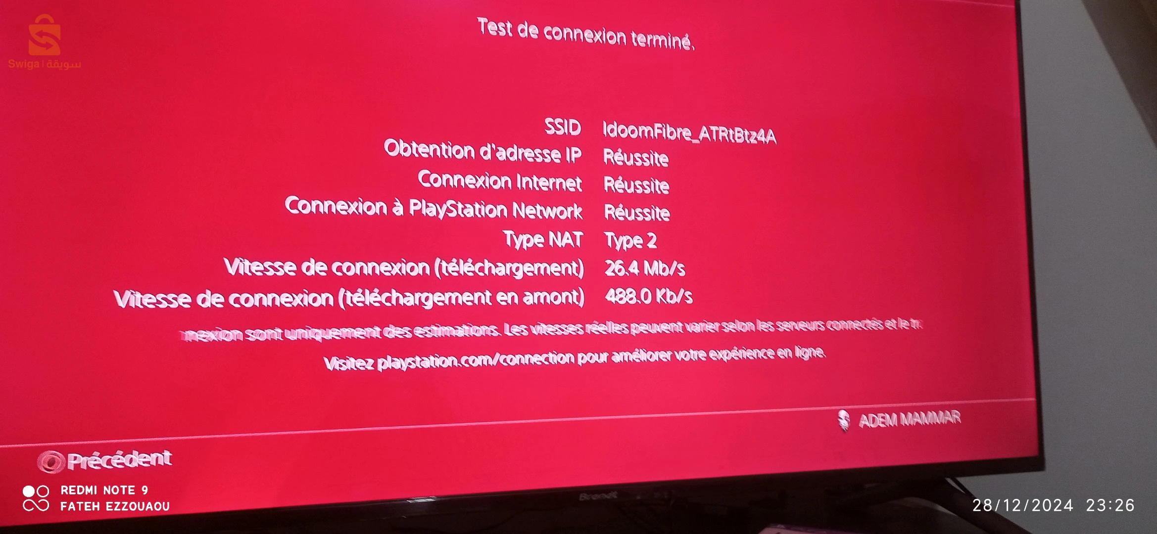 Ps4 slim bonne etat nbi3 brk 🙂 fiha 1 manitta w 2 cd et les cable hdmi