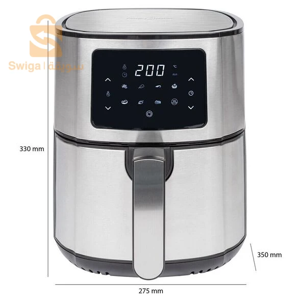 المقلاة الهوائية العصرية لطبخ صحي ولذيذ بسعة 5.5لتر -ProfiCook Friteuse à Air Chaud 5.5L