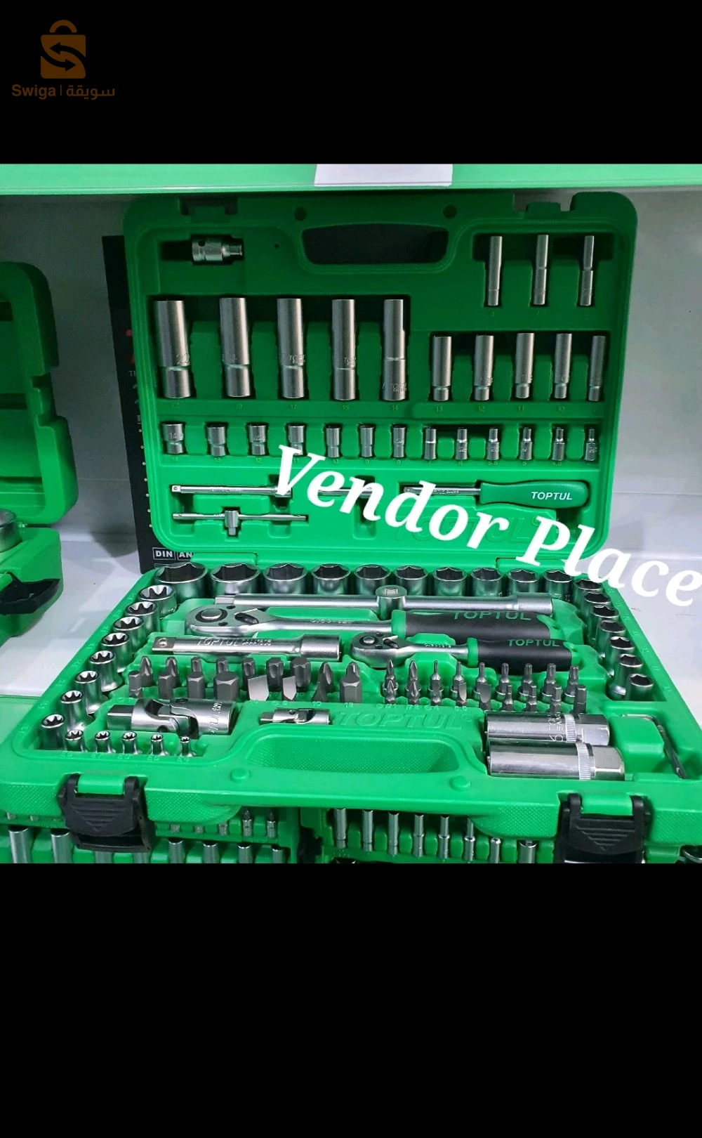 Caisse Toptul original 108pCaisse À Outils Professionnelle Clés Et Douilles 1/4" 1/2" 108 Pcs TOPTUL???? Pays d'origine : Taïwan.