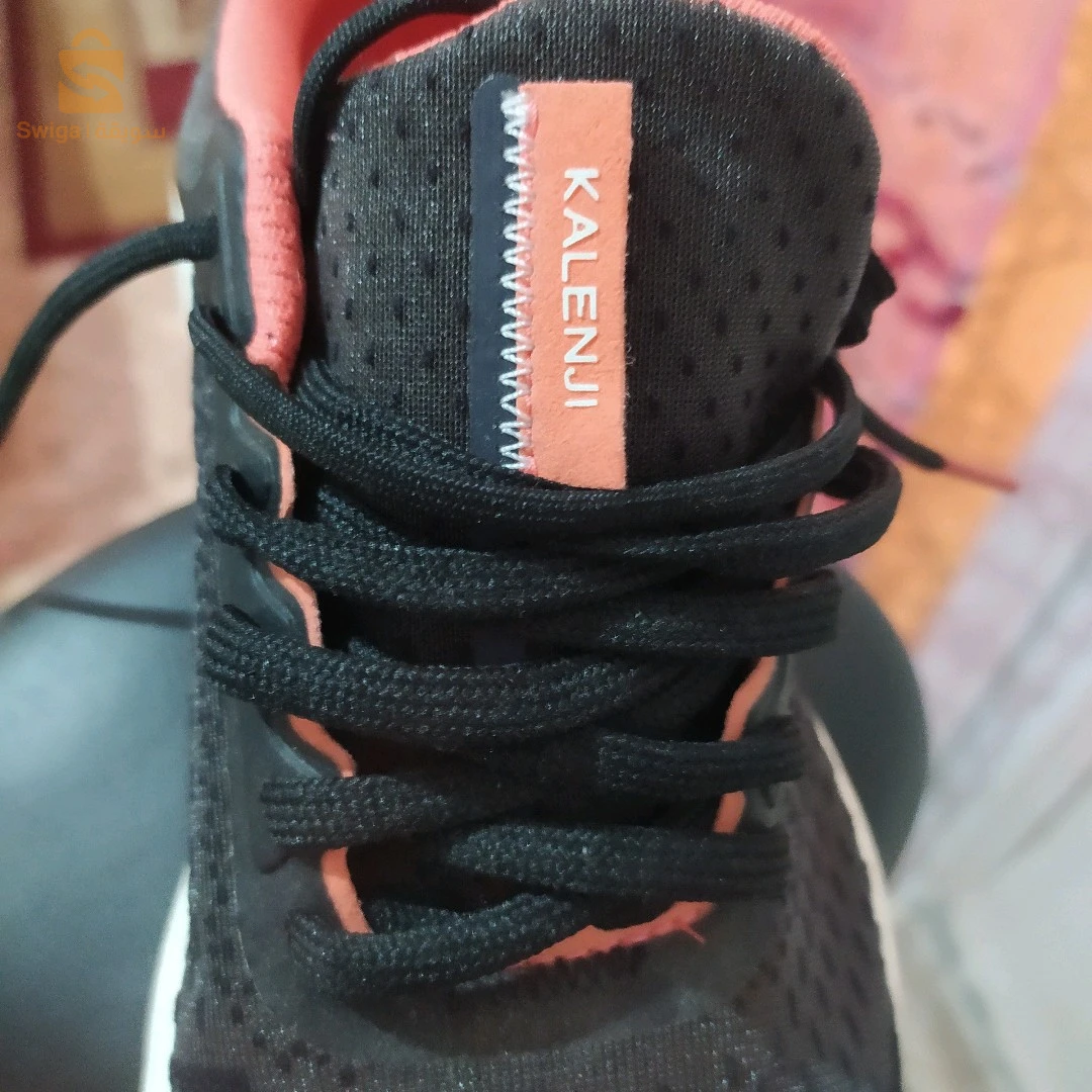 KALENJI@ Chaussures de running femme JOGFLOW 500.1 noir et rose pointure 36
حذاء جري خاص بالنساء من علامة كالنجي