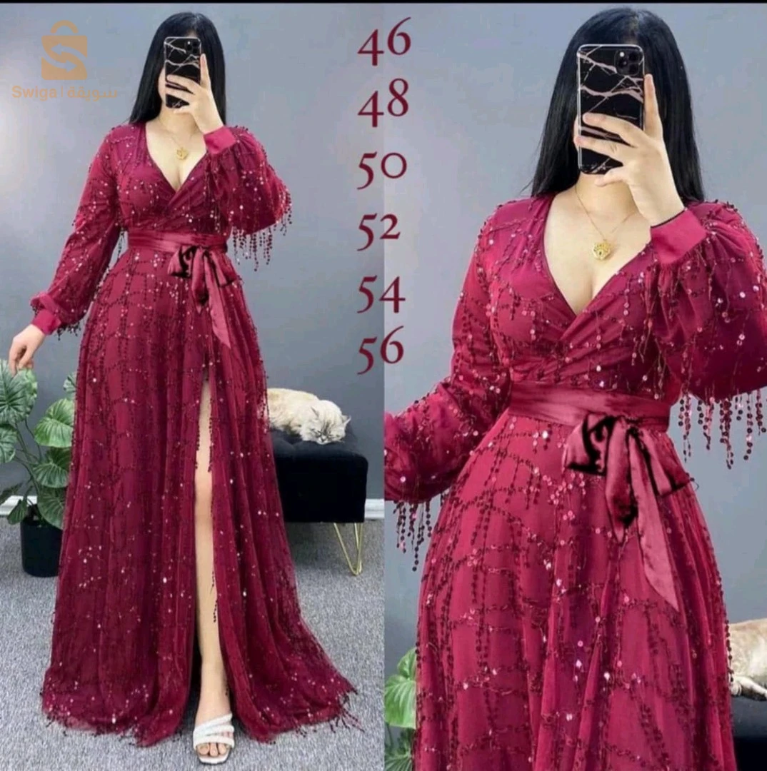 robe soirée tendances 😍🤩taille de 46 à 56♥️livraison 58 wilaya 🇩🇿🚚