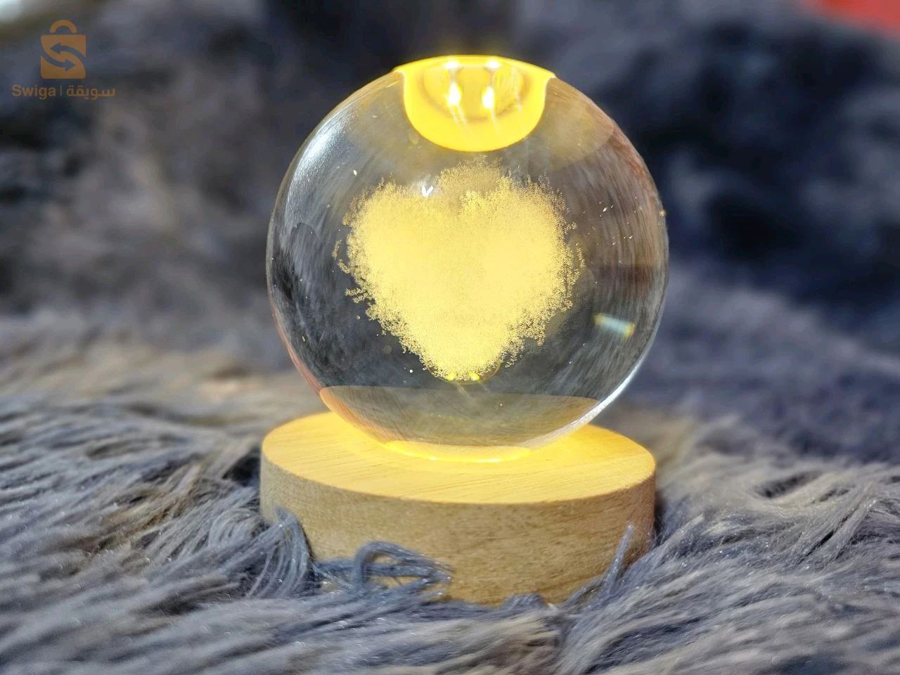 ? Veilleuse Boule de Cristal USB – ضوي لياليك بلمسة سحرية ودفء! ?