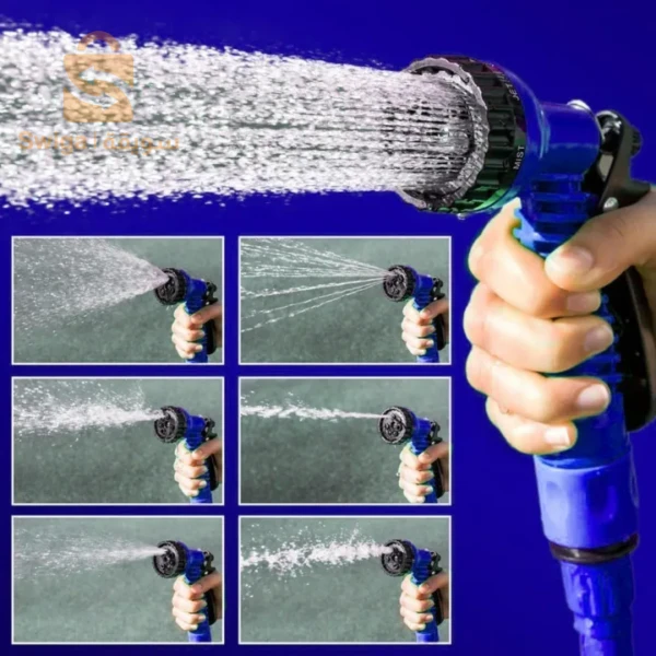 	Magic hose Tuyau Arrosage Extensible et flexible 22.5M avec Pistolet à eau 7 jets