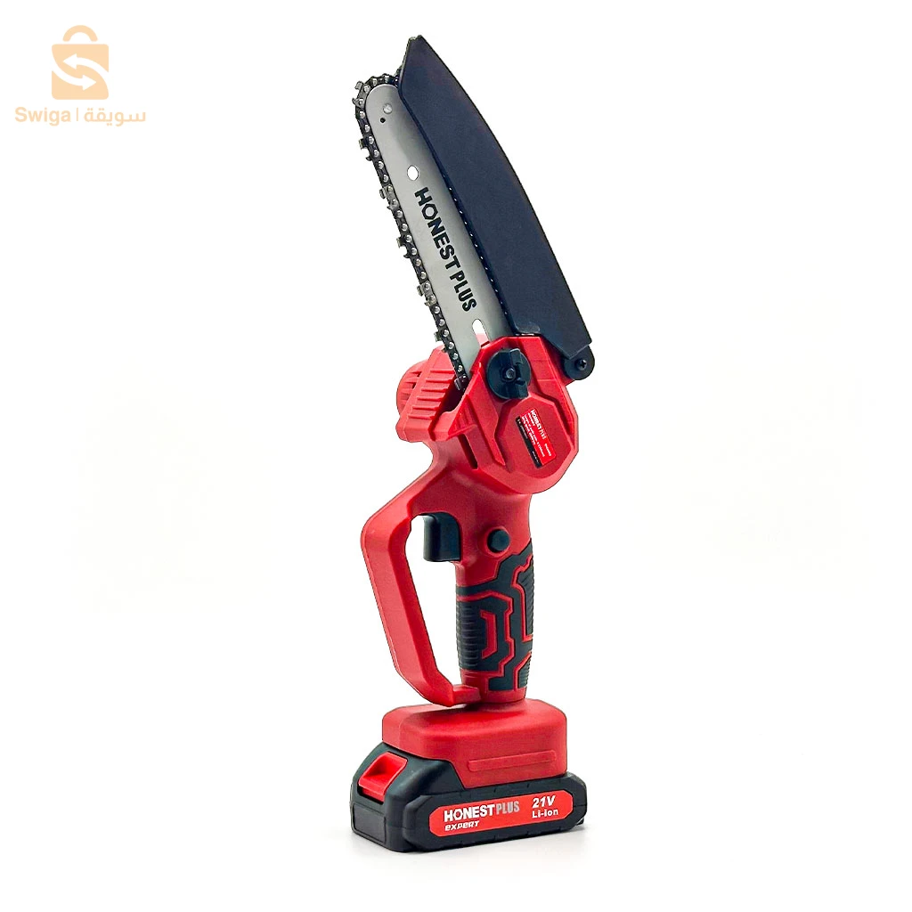 	Scie a chaine sans fil 21V HONESTPLUS avec Batterie