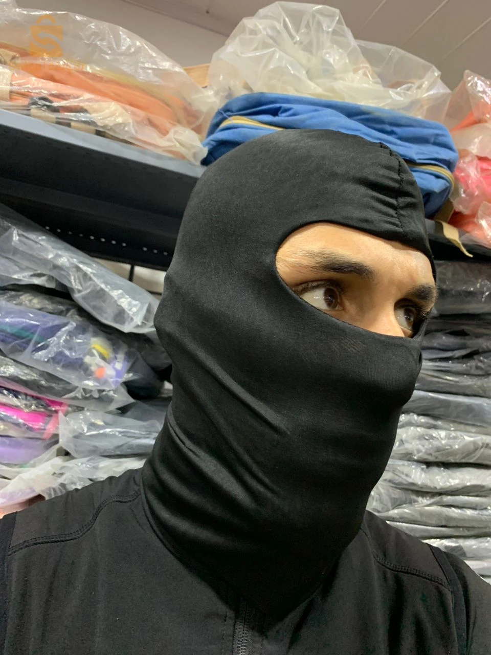 Pack Gants de Moto Tactique Doigt Complet avec Cagoule d’hiver قناع و قفازات للوقاية من برد