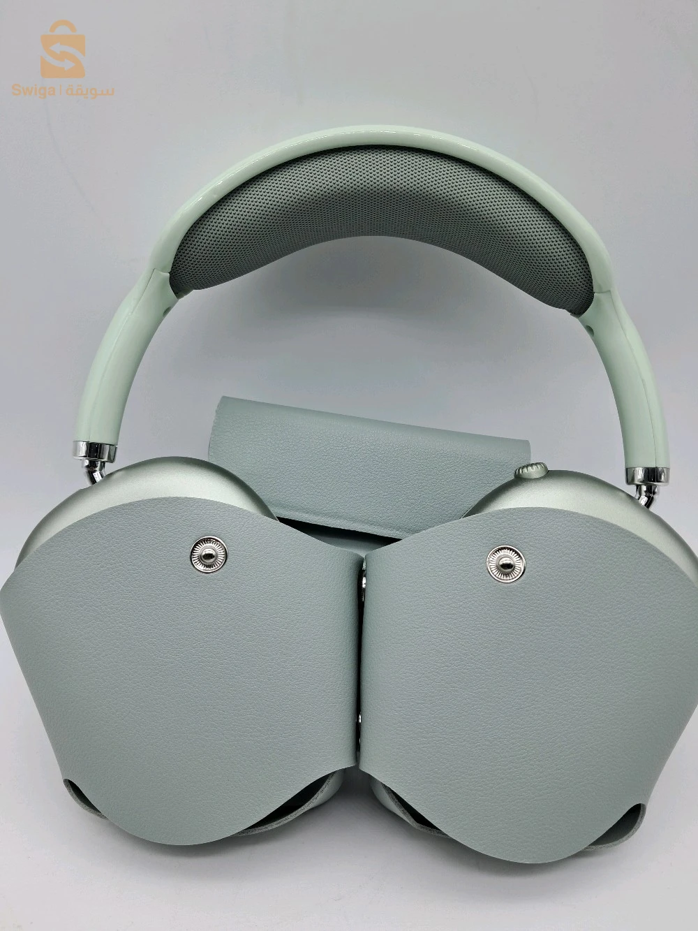 Casque Bleutooth AiR pods maxAvec pochette كاسك بلوتوتوت اير بودس
