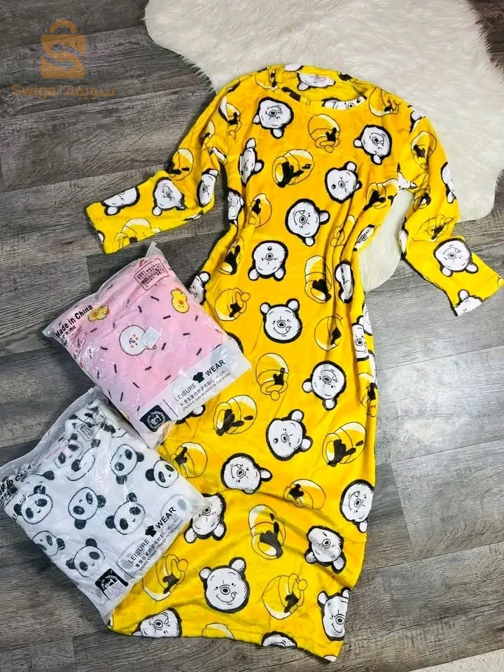 Robe pyjama polaire