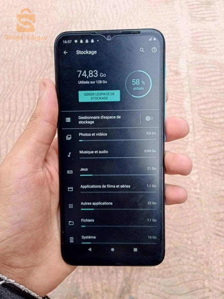 Motorola moto g20 128/4 batterie 🔋 5000
a vendre