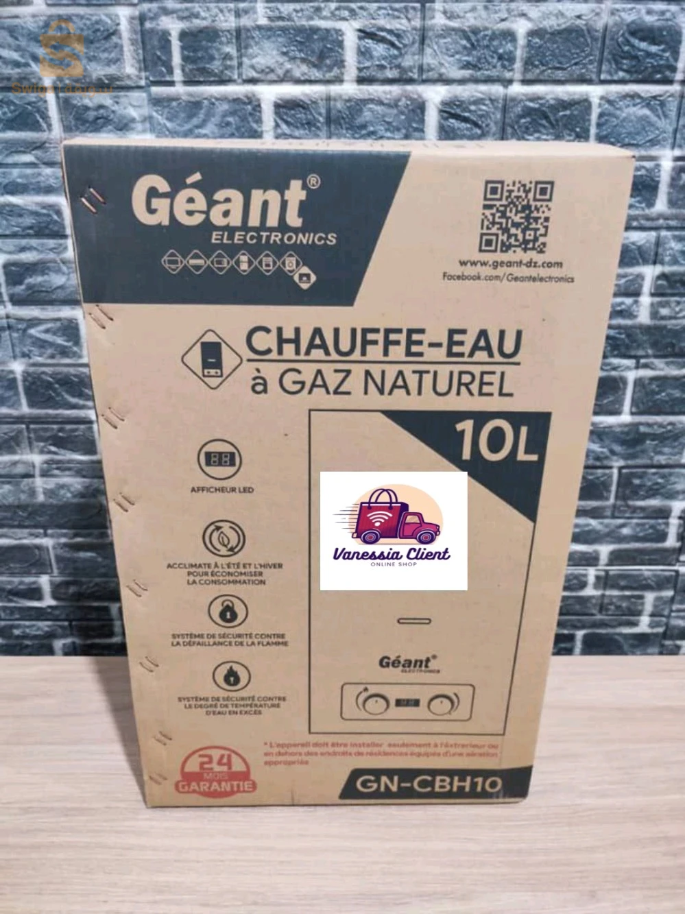 Chauffe bain de la marque géant 10L