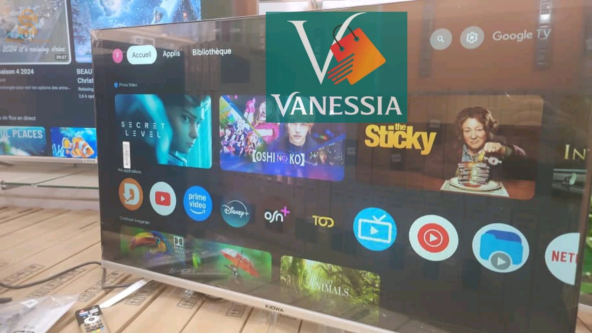 تلفاز google TV 43pouce من علامة kiowa