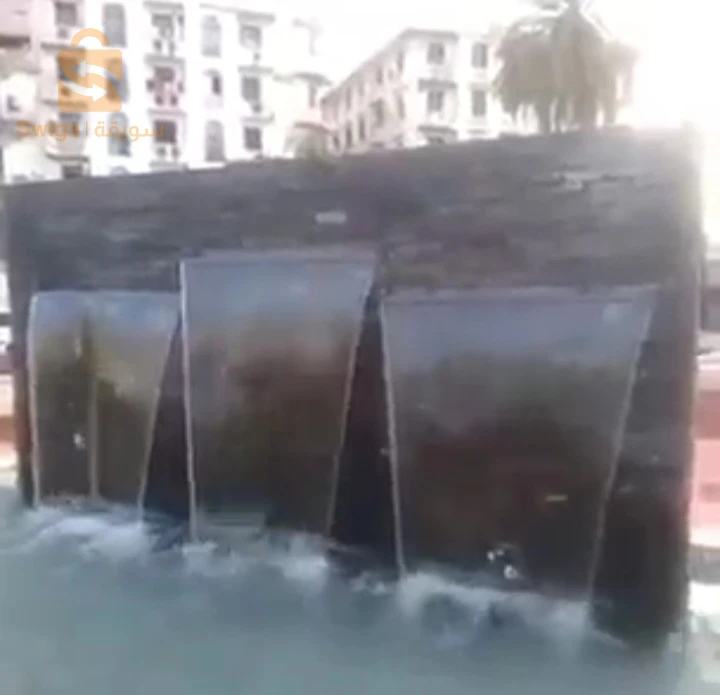 lame d'eaux jet d'eaux شلالات جدارية ماءية مسابح و الحدائق