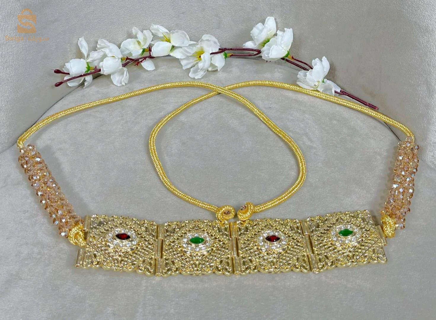 محزمة بلاكيور كوردون+ كريستال