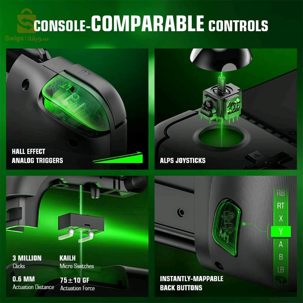 Manette de jeu mobile GameSir X2 Pro pour Android Type-C et iPhone 15 1 Mois Game Pass Ultimate