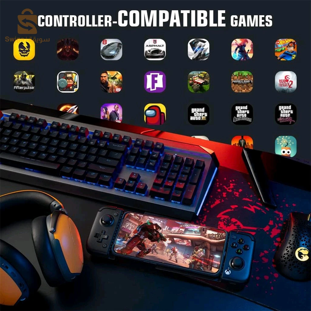 Manette de jeu mobile GameSir X2 Pro pour Android Type-C et iPhone 15 1 Mois Game Pass Ultimate
