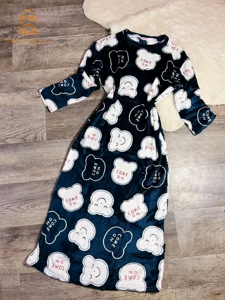 Robe pyjama polaire