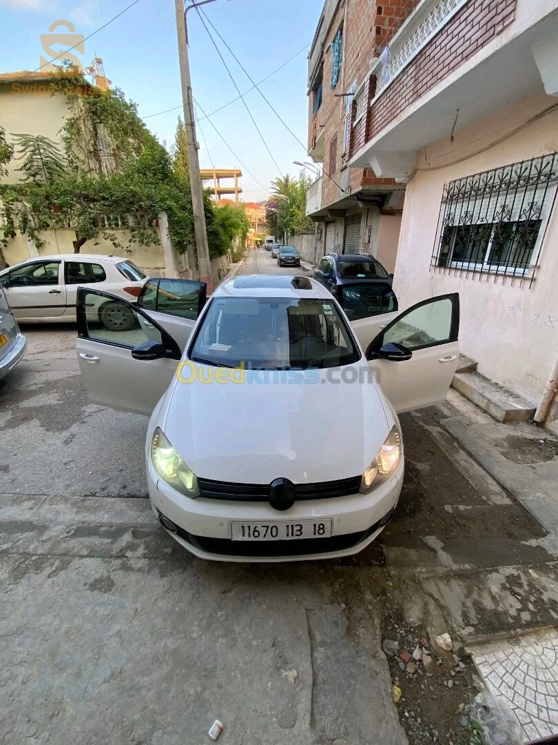 golf 6 TDi 105cv fiha raccord aile arrière w demie pare-choc arrière a froid sgira fi capot voiture très bien entretenu ndifa bazaf