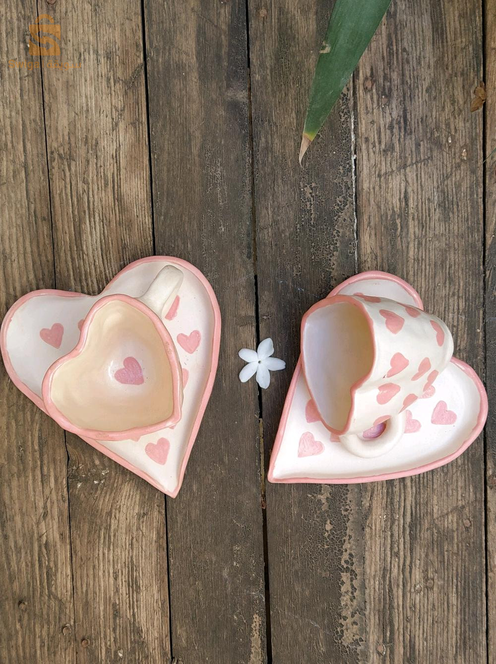 أكواب خزفية