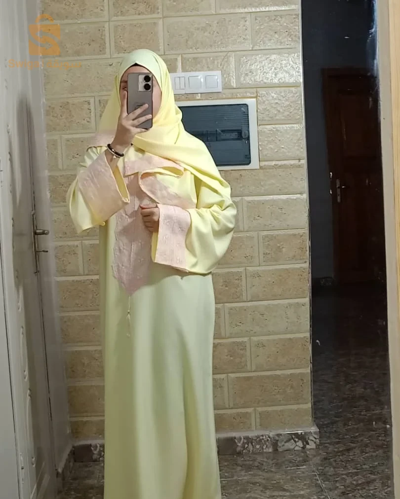 طقم صلاة فضفاض قماش كراب زارا  للرمضان الكريم