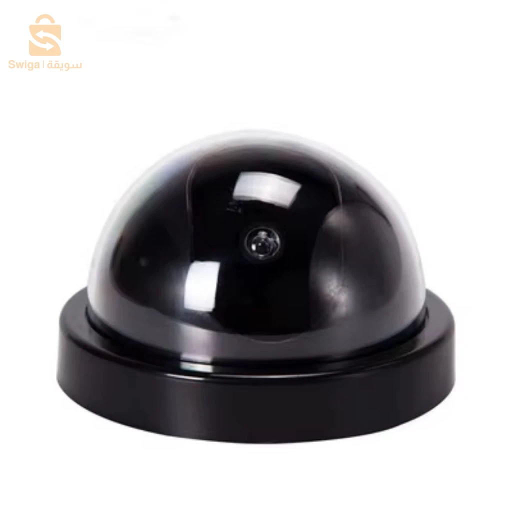 Caméra Factice de Surveillance Dôme avec LED Clignotante – كاميرا مراقبة وهمية مع ضوء